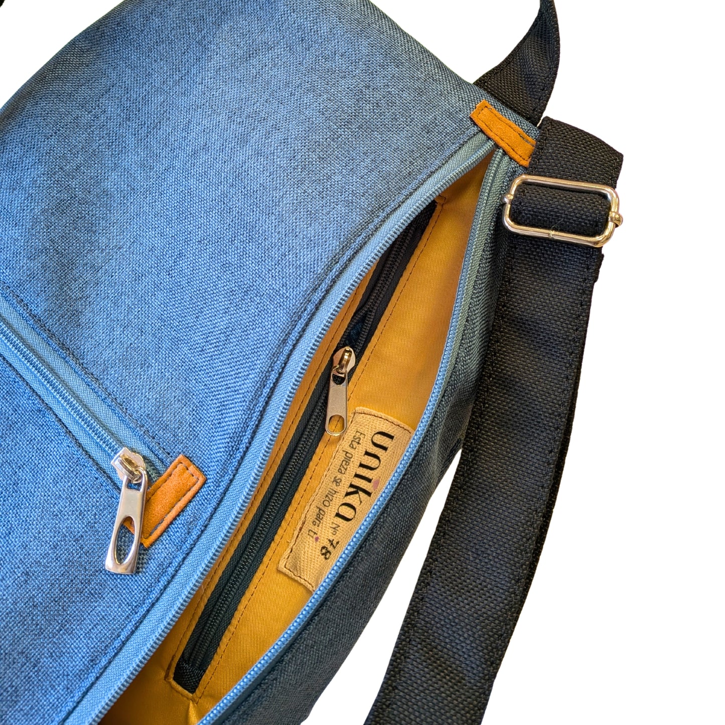 Mochila antirrobo Espigas vaquera verde nº 78