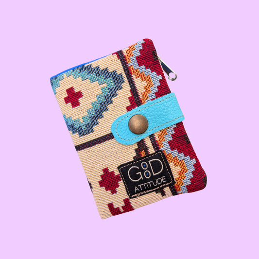 Cartera Minimal azul