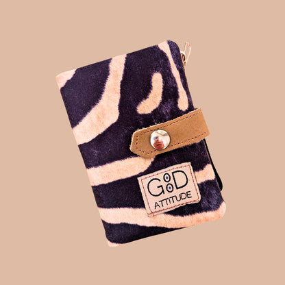 Cartera Minimal cebra