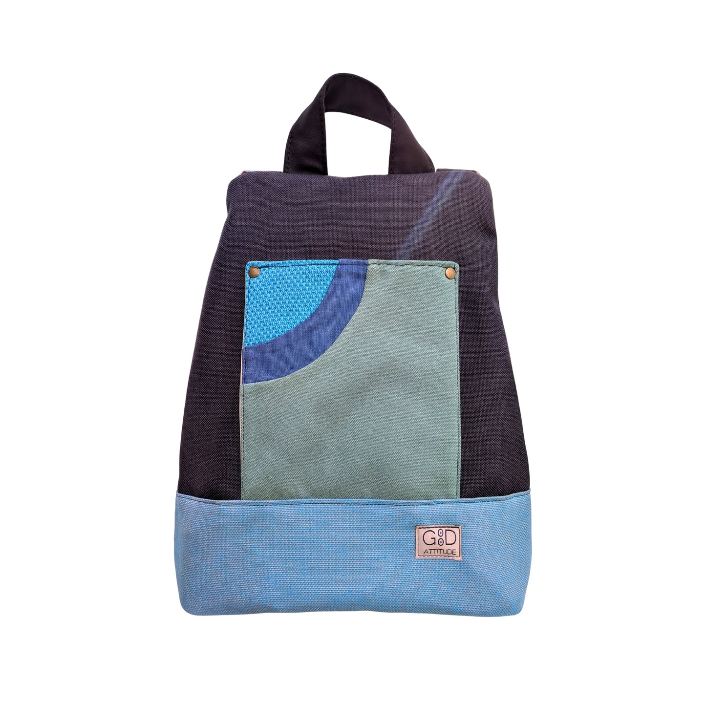Mochila antirrobo Pocket azul y turquesa