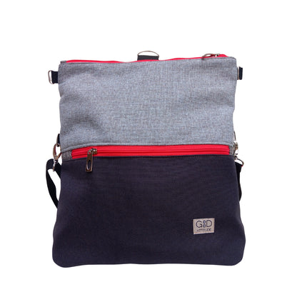 Bolso Camaleón rojo y negro