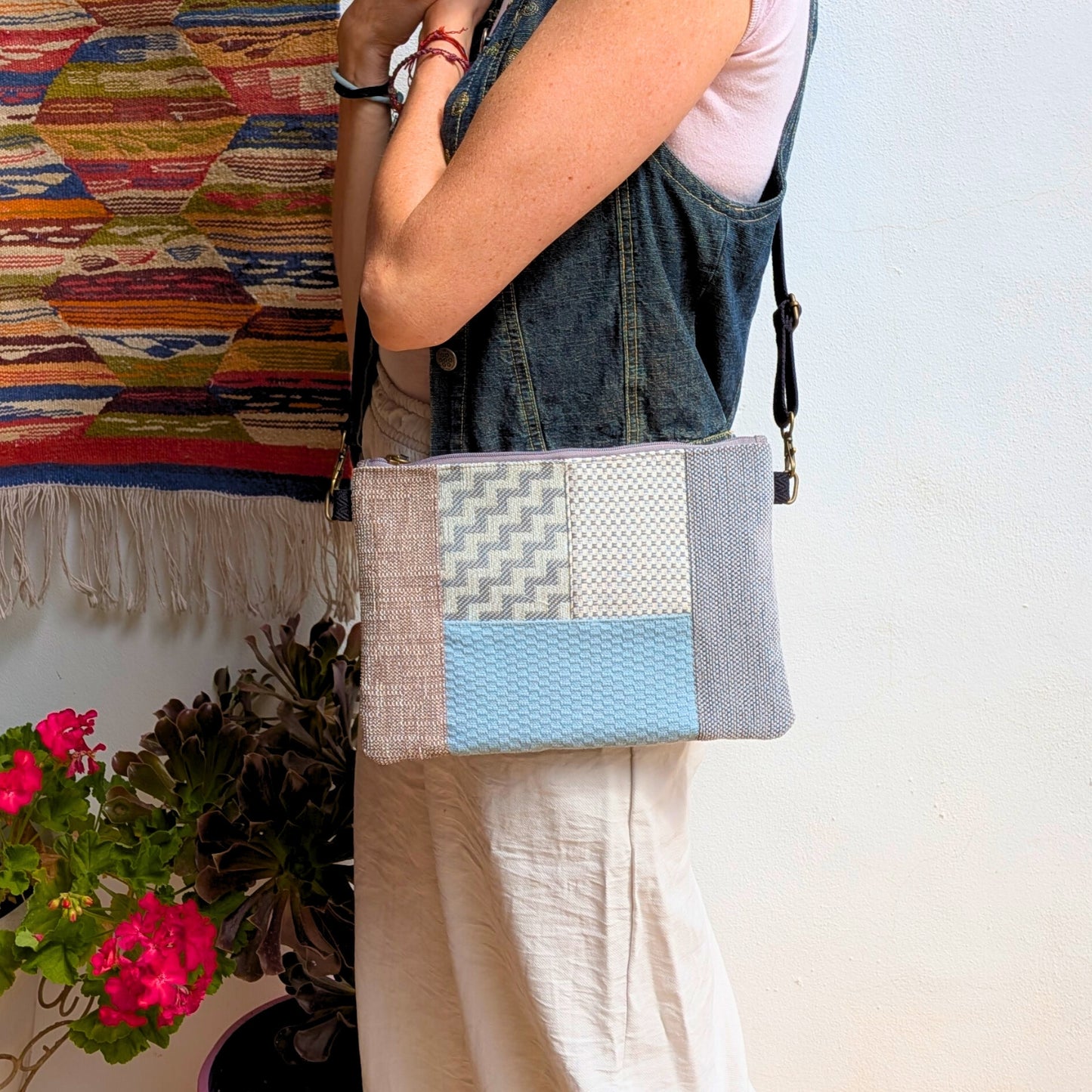 Bolso yin yang nero y gris