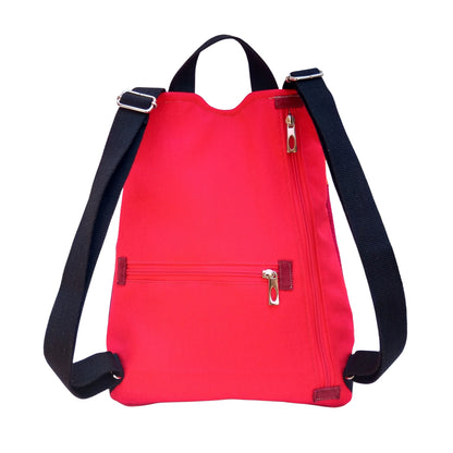 Mochila antirrobo Viento rojo y naranja