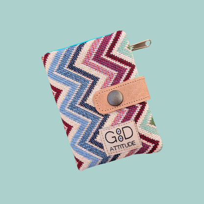 Cartera Minimal zig zag