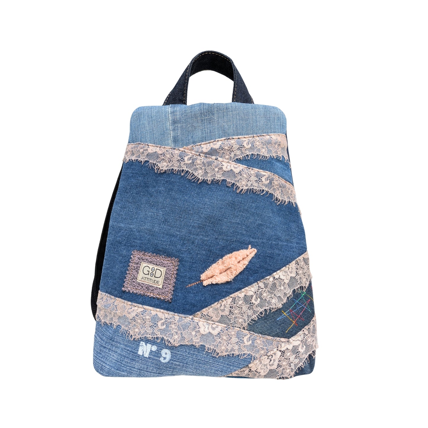Mochila antirrobo artesanal Denim Special Nº 9