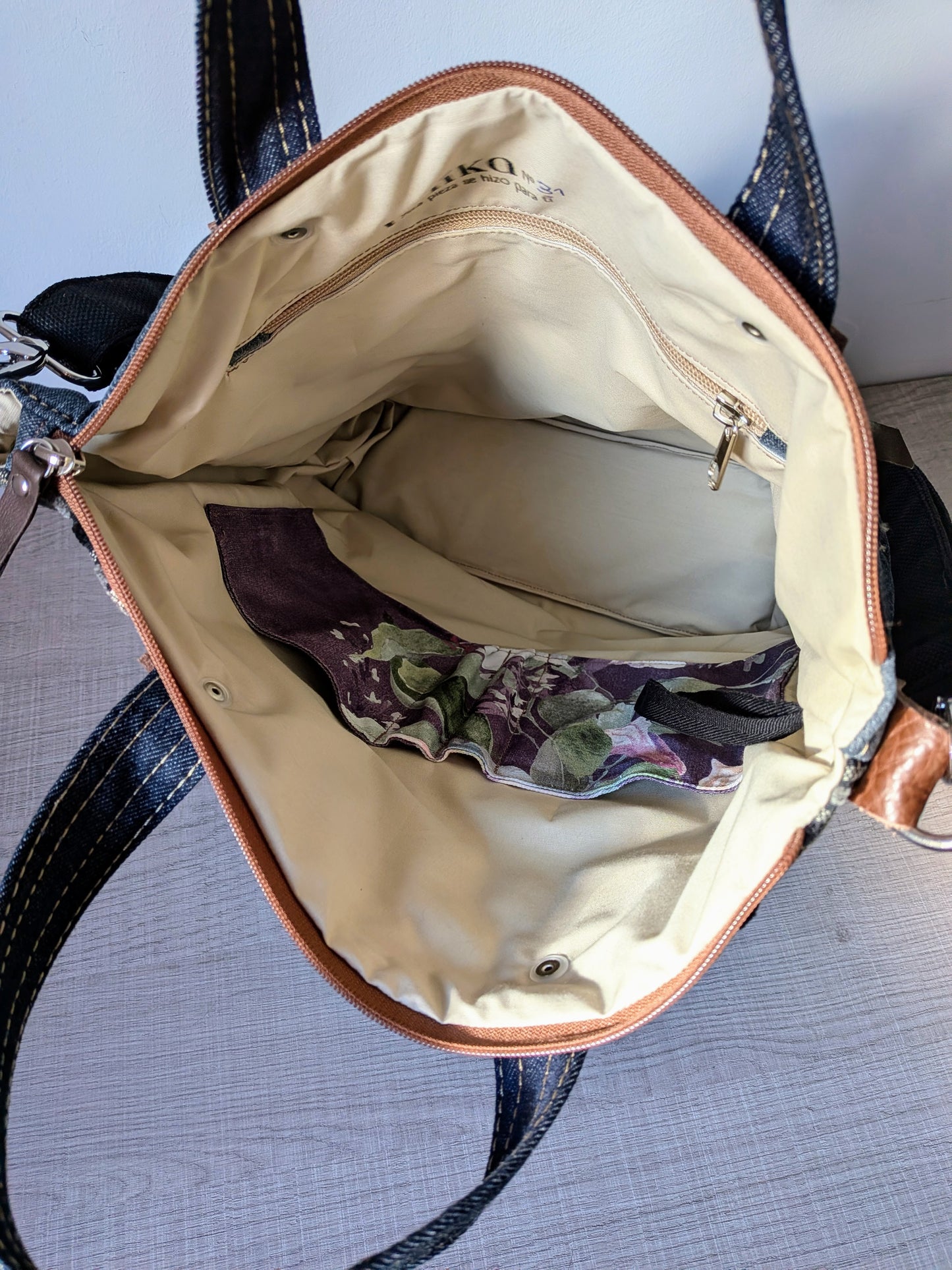 Bolso tote bag upcycling UNIKA nº 31