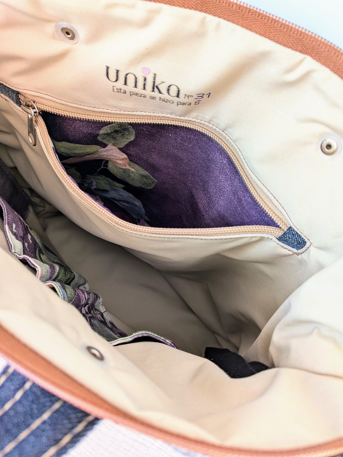 Bolso tote bag upcycling UNIKA nº 31