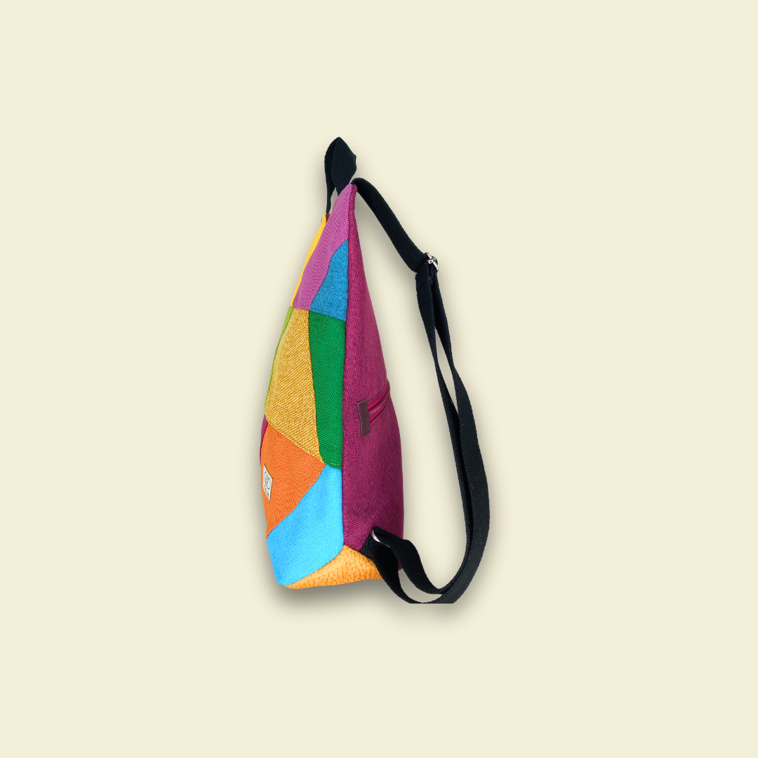 Mochila antirrobo Espigas multicolor